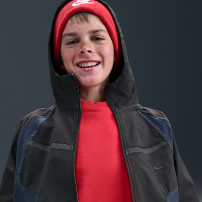 ちゃき Nike Tech Older Kids' (Boys') Woven Jacket. Nike AT